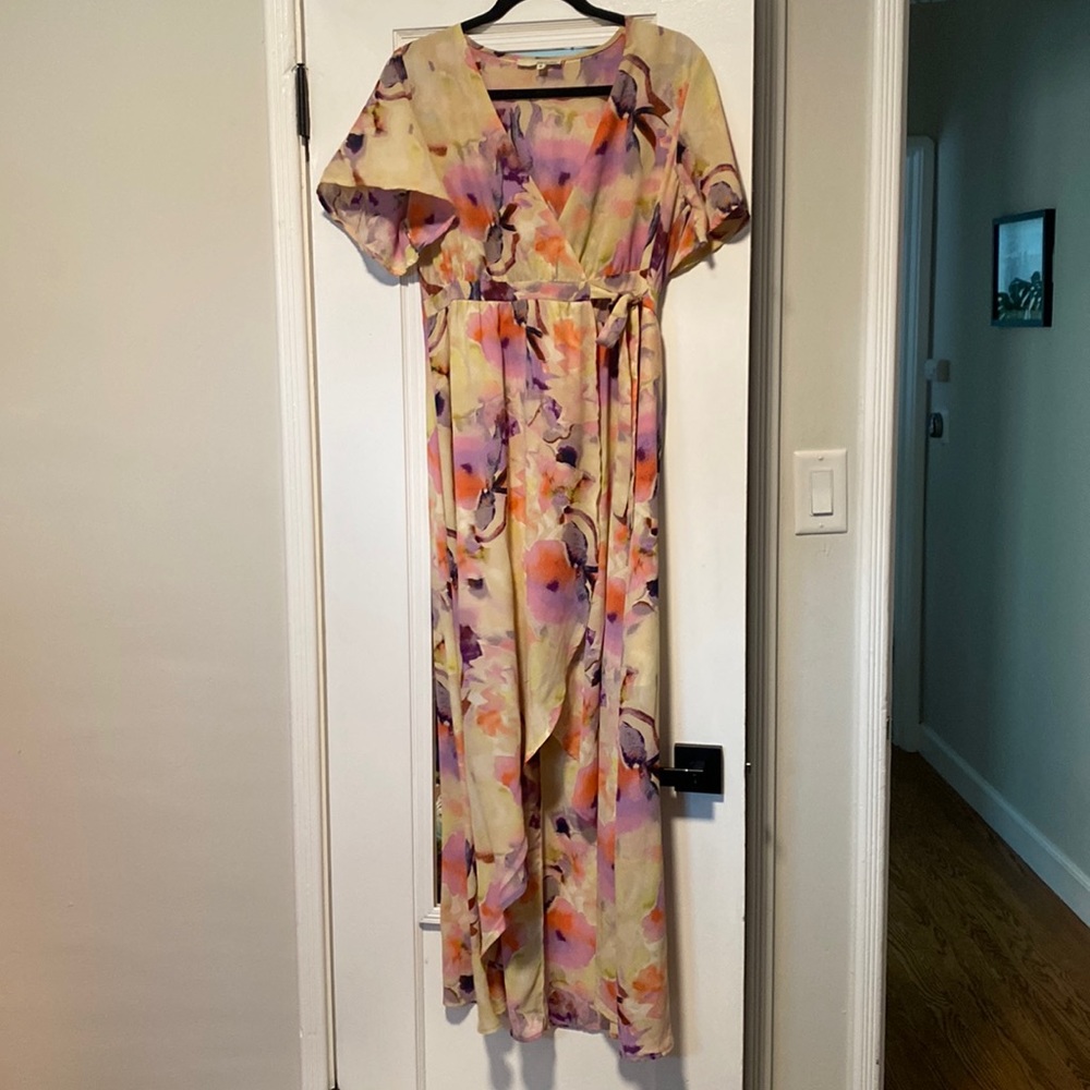 Beautiful floral High Low dress